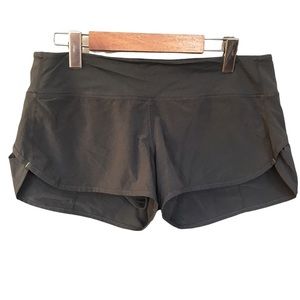 Lululemon Speed Short 2.5" sz 8 graphite grey